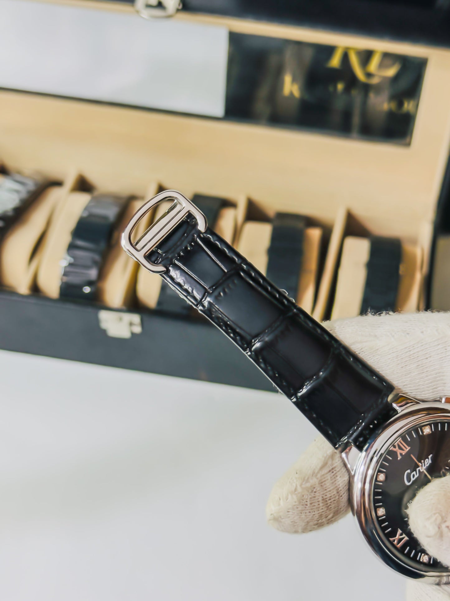 Cartier Moon Phases - Chronograph Black & Silver Edition