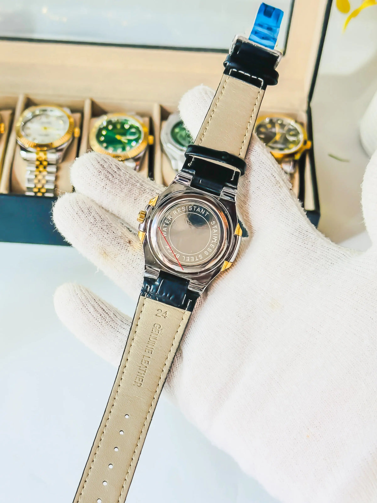 PP Two Tone Dial - Black Leather Edition