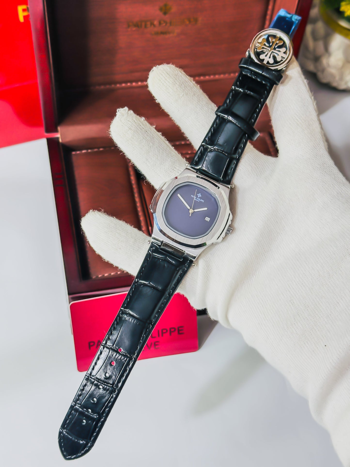 PP - Semi Auto Black with Blue Dial Edition
