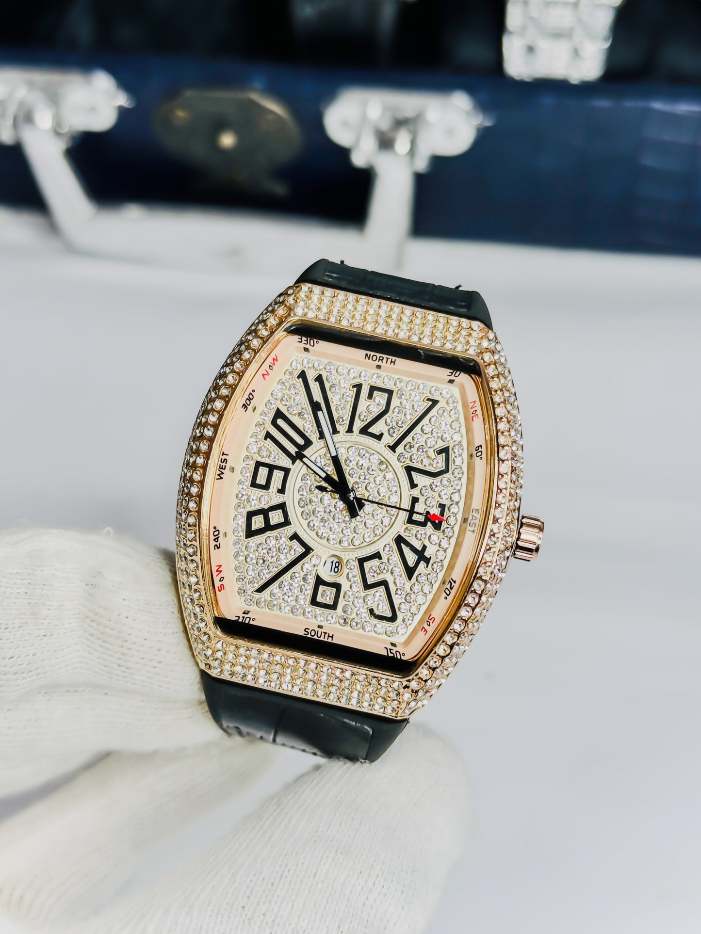 FM Premium - Black & Rose Gold Stone Edition