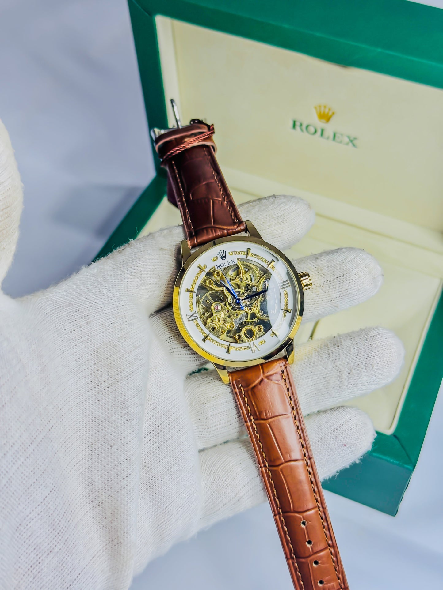 Automatic Skeleton – Brown Leather Edition