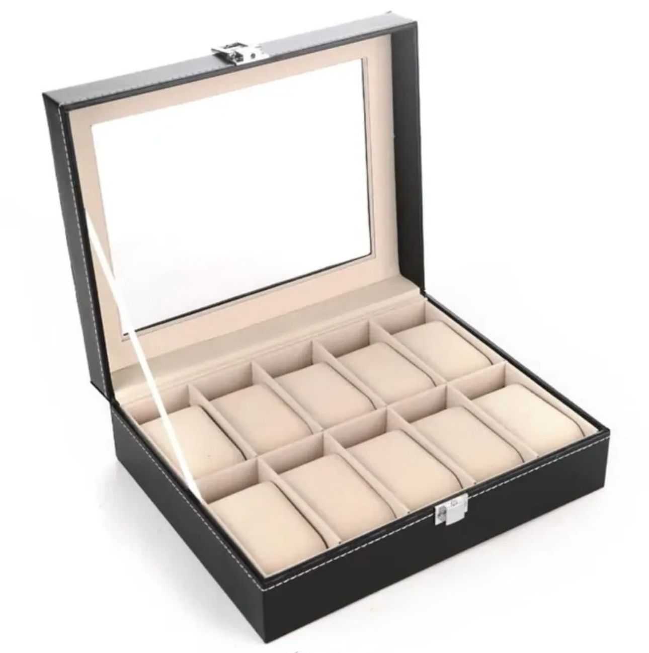 Luxe Watch Organizer – 12 Slot Display Case