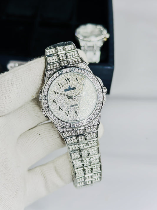 Arabic Style Full Stone Watch