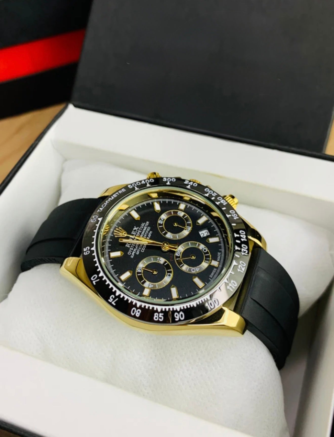 Black & Golden - Chronograph Strap Edition