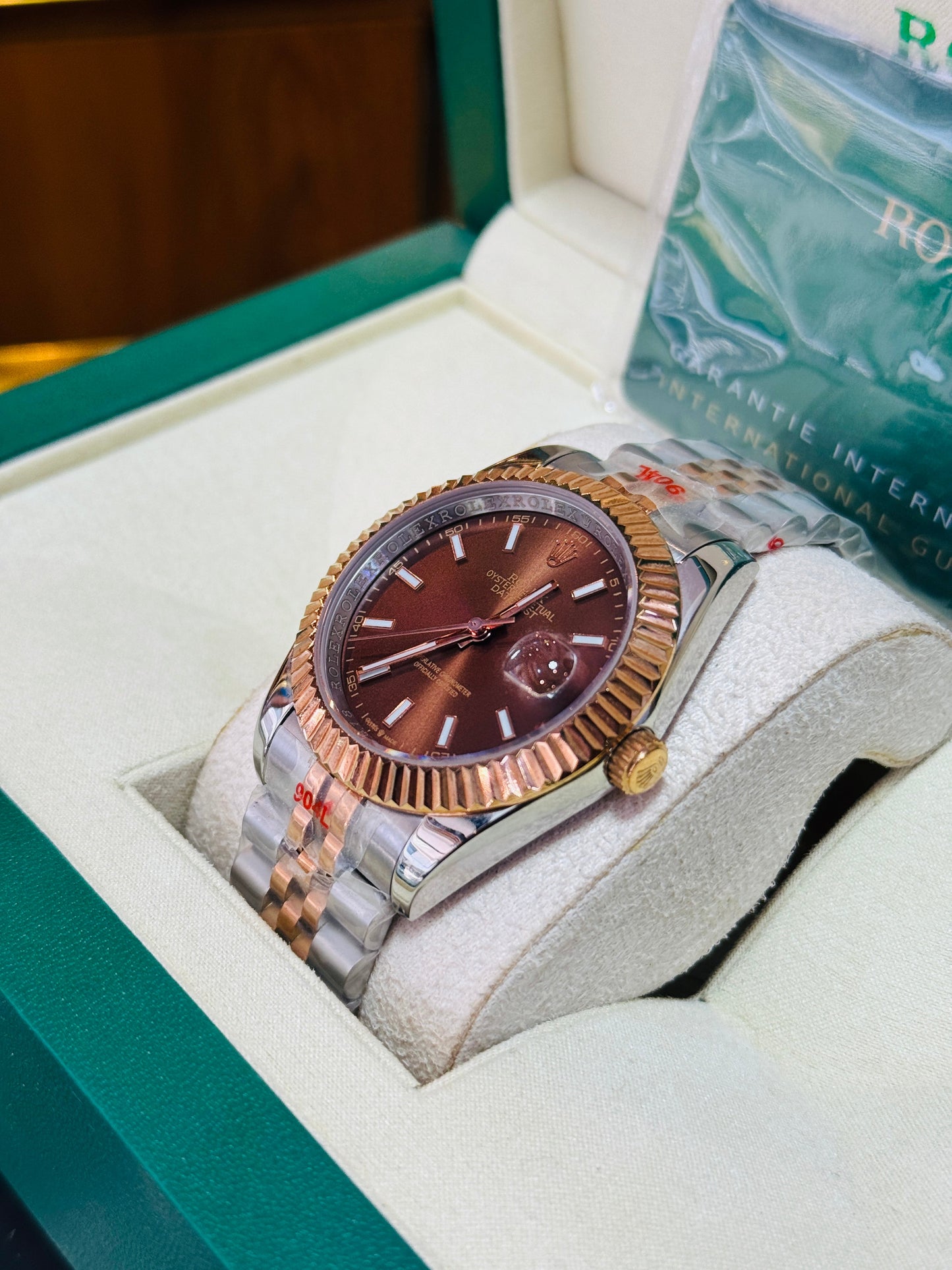 Rlx Date Just | Chocolate Bronze Dial | Two-Tone