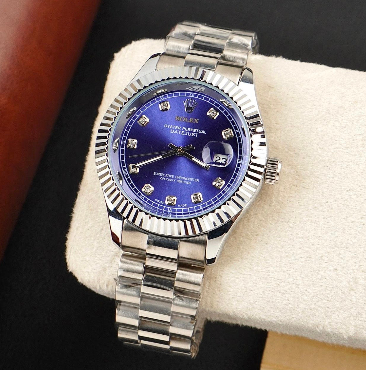 Royale Date Just - Silver Blue