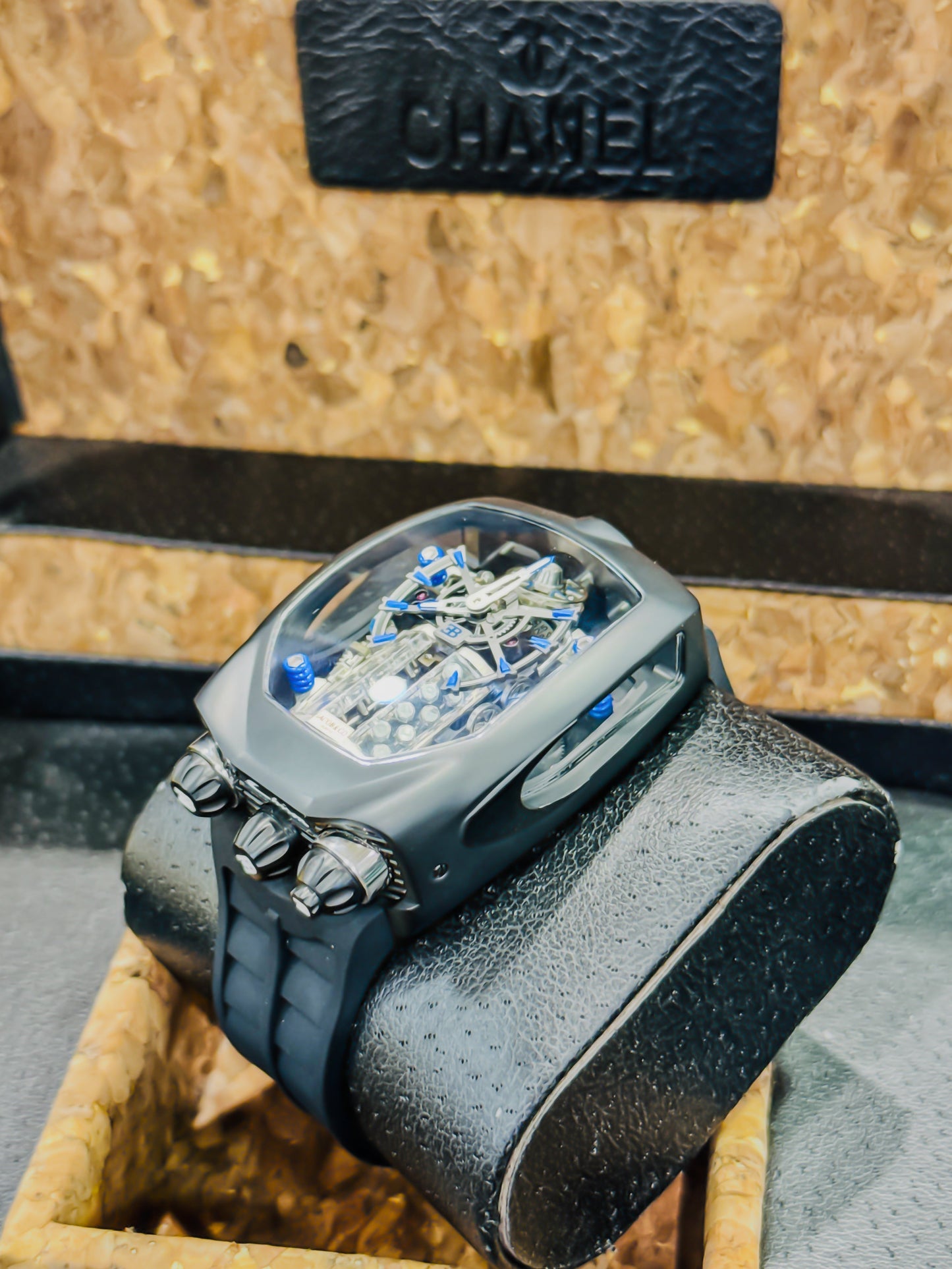 J&Co Bugatti Chiron Skeleton - Black Master Edition