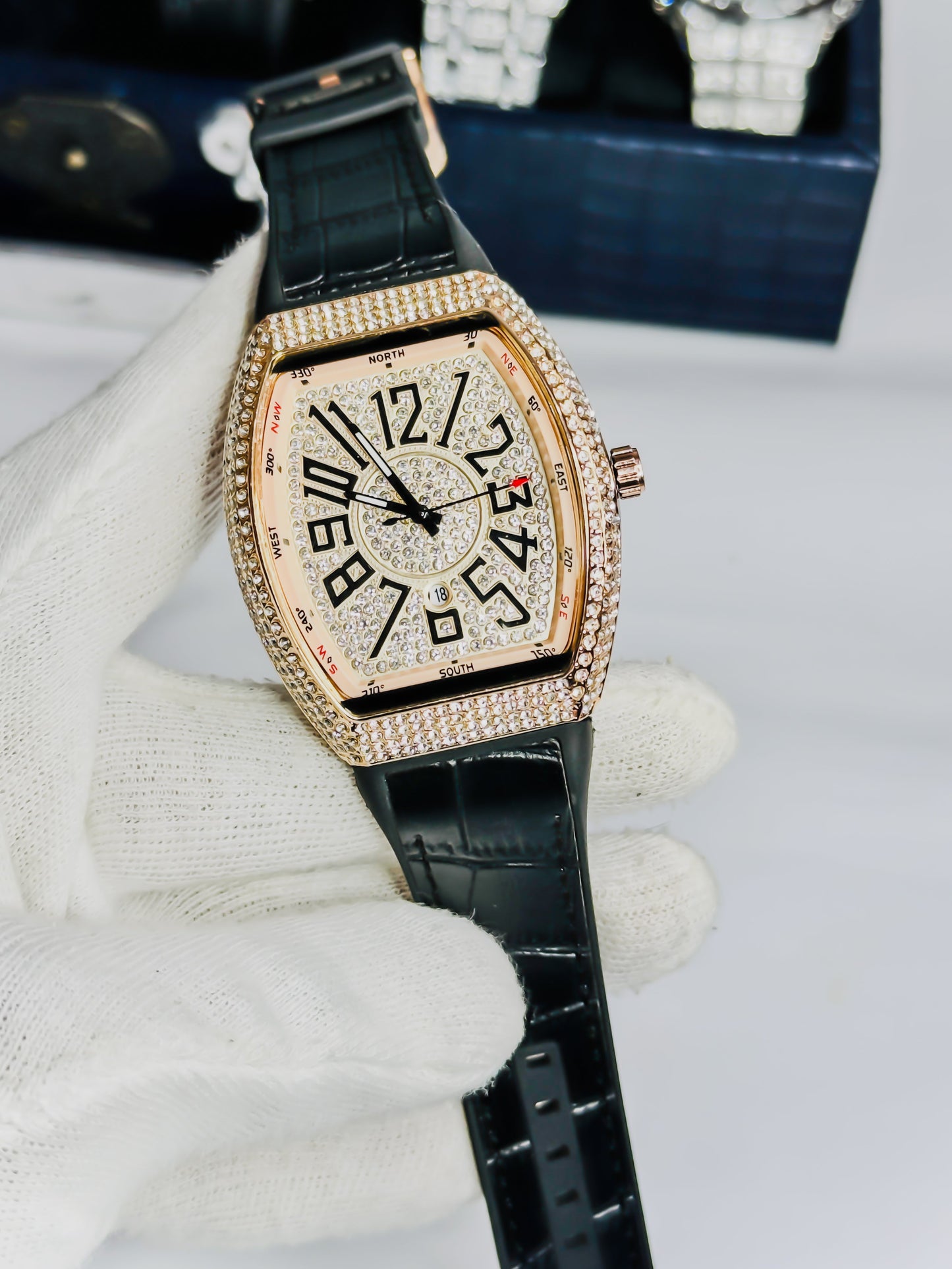 FM Premium - Black & Rose Gold Stone Edition