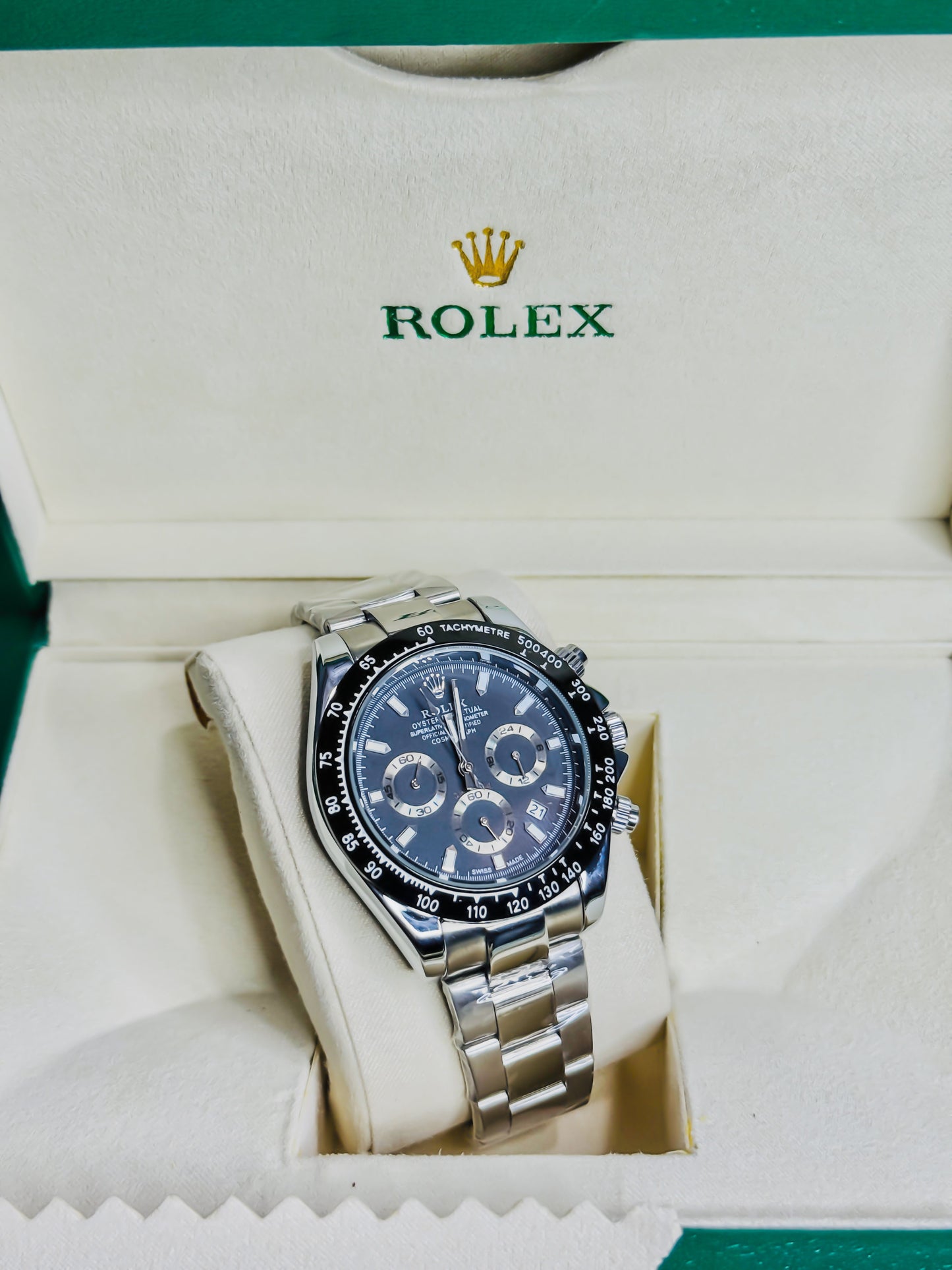 Daytona Silver - Black Dial Chronograph Edition