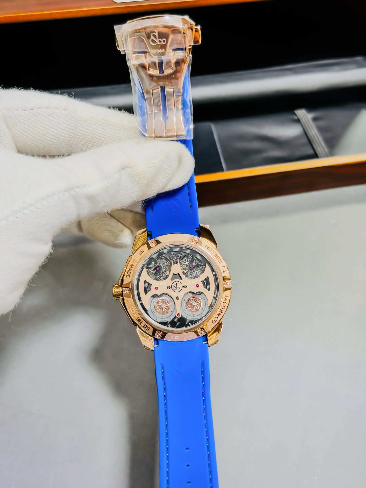J&Co Batman Tourbillon - Dual Black & RoseGold Edition