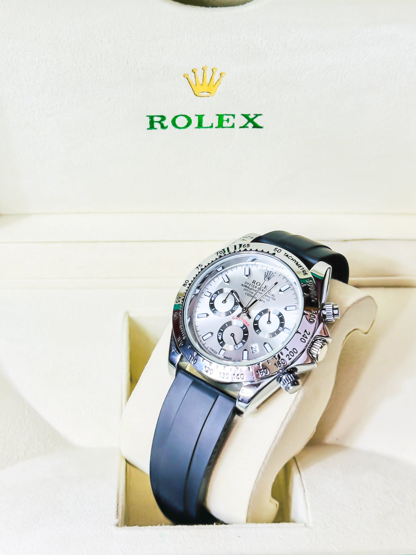 Daytona Silver - Chronograph Strap Edition