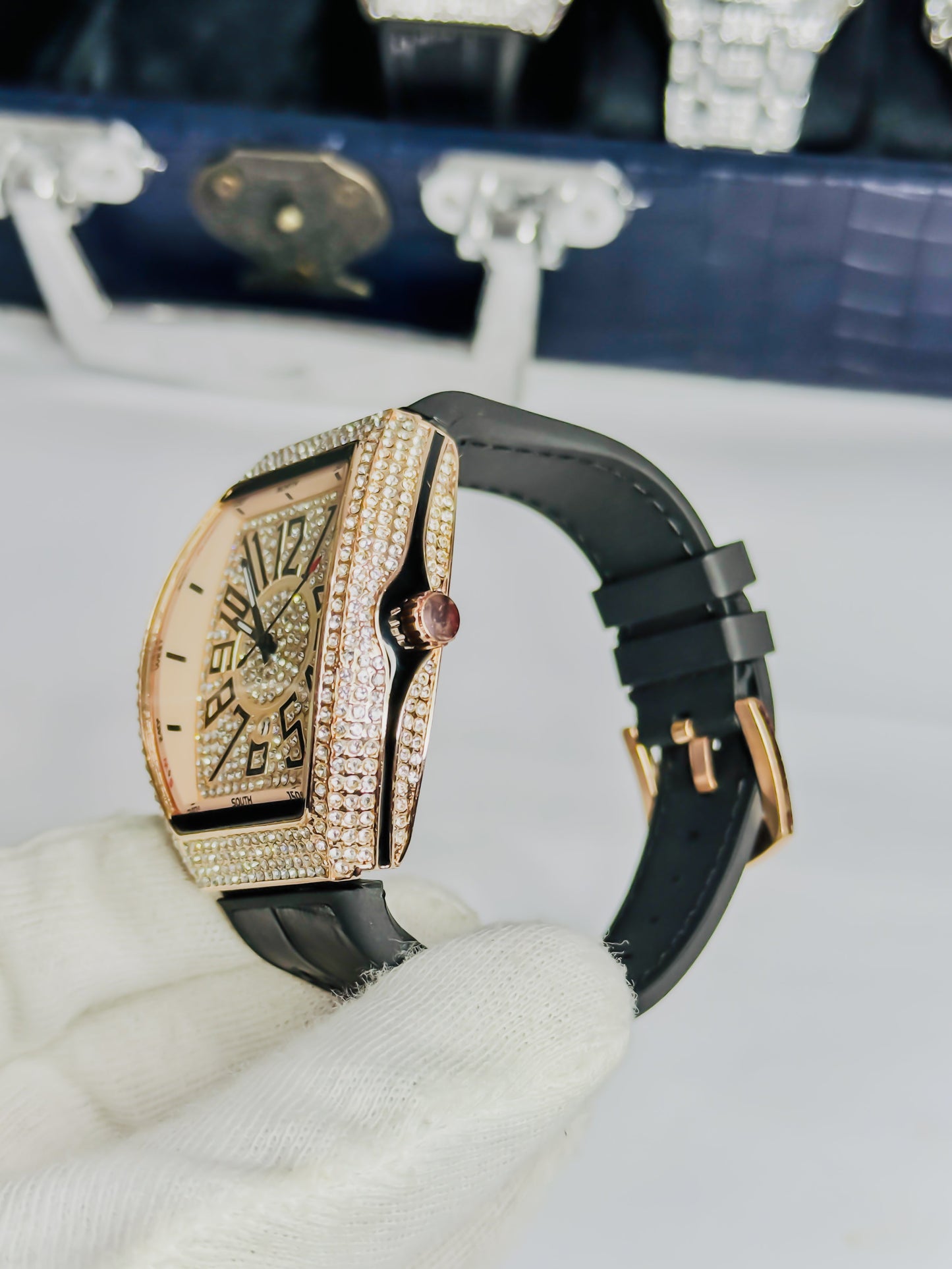 FM Premium - Black & Rose Gold Stone Edition