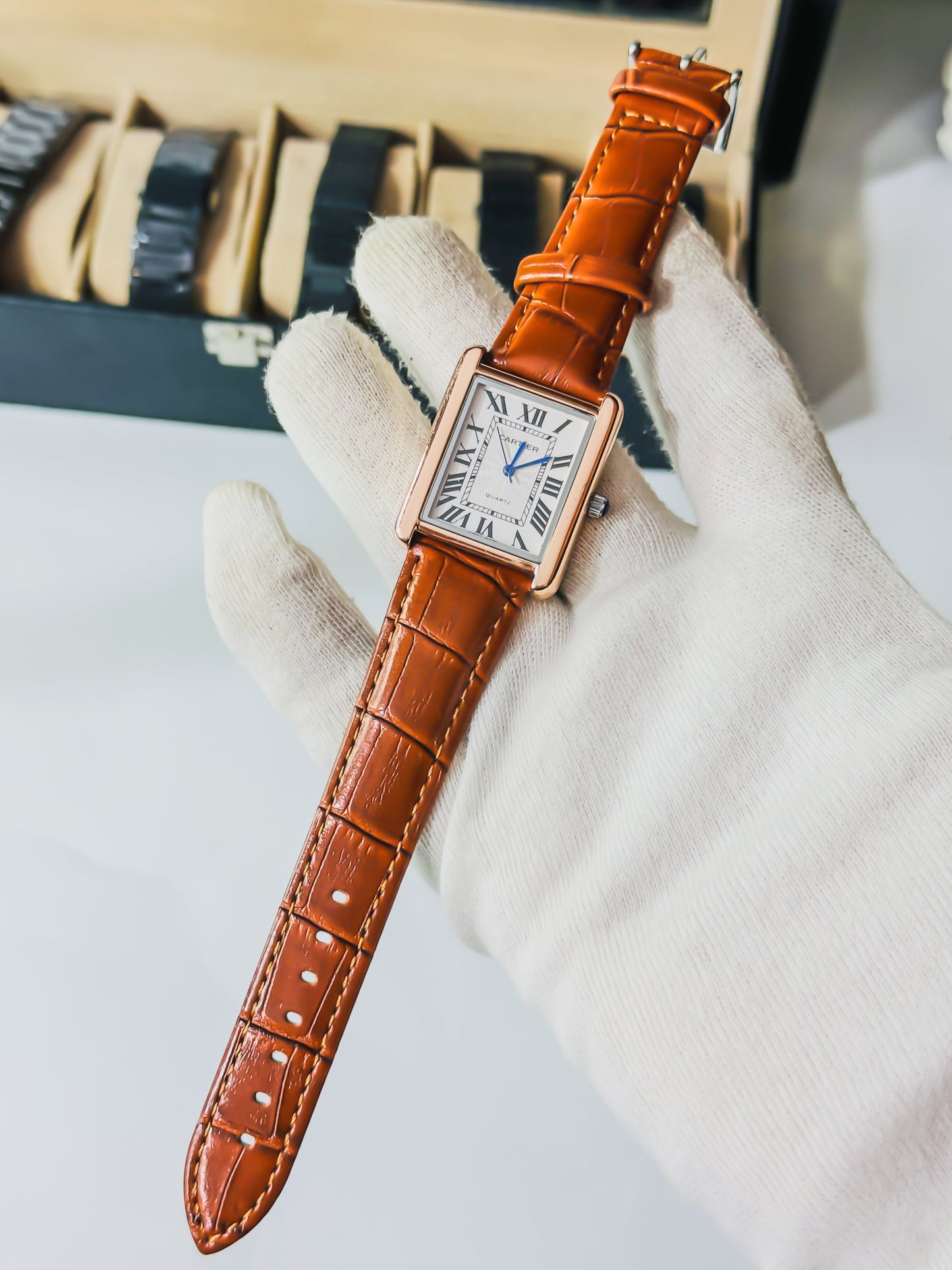 Old Money Tank - Brown & Silver Leather Edition