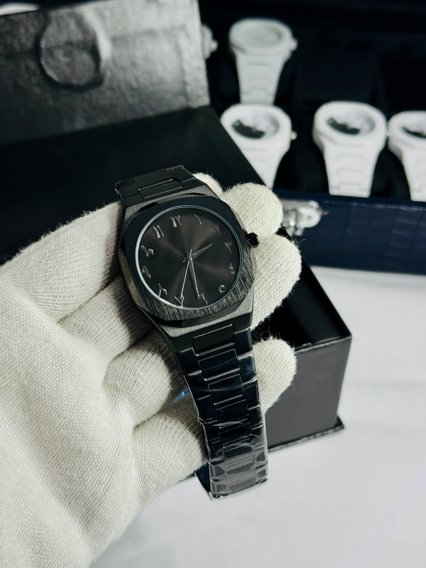 Stainless Steel Black Arabic Aura