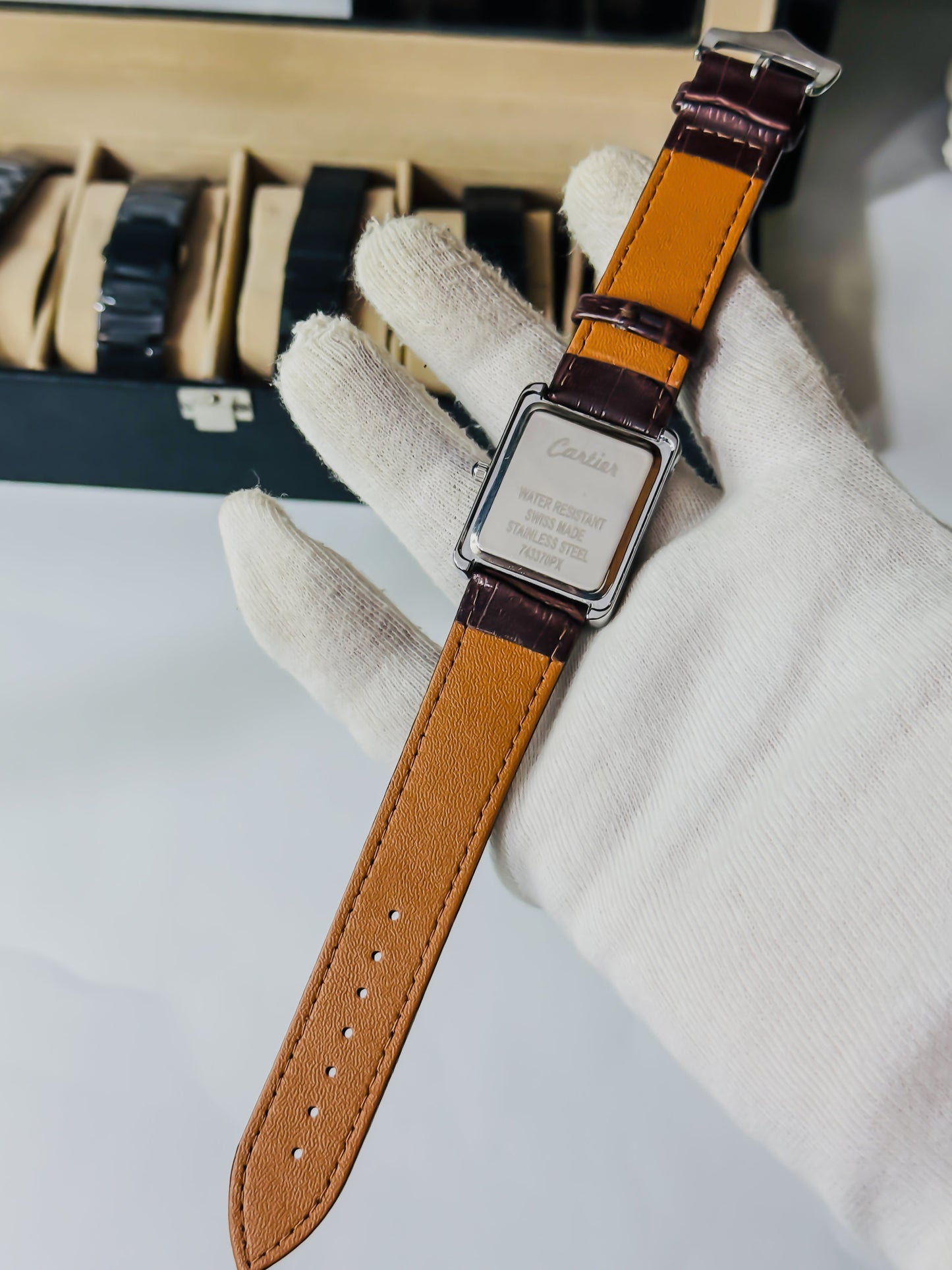 Old Money Tank - Silver Leather Edition