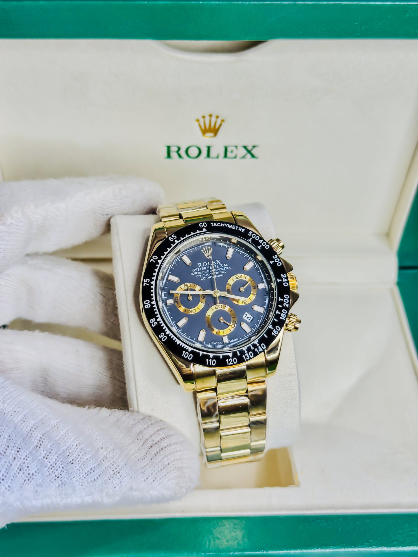 Daytona Golden - Black Dial Chronograph Edition