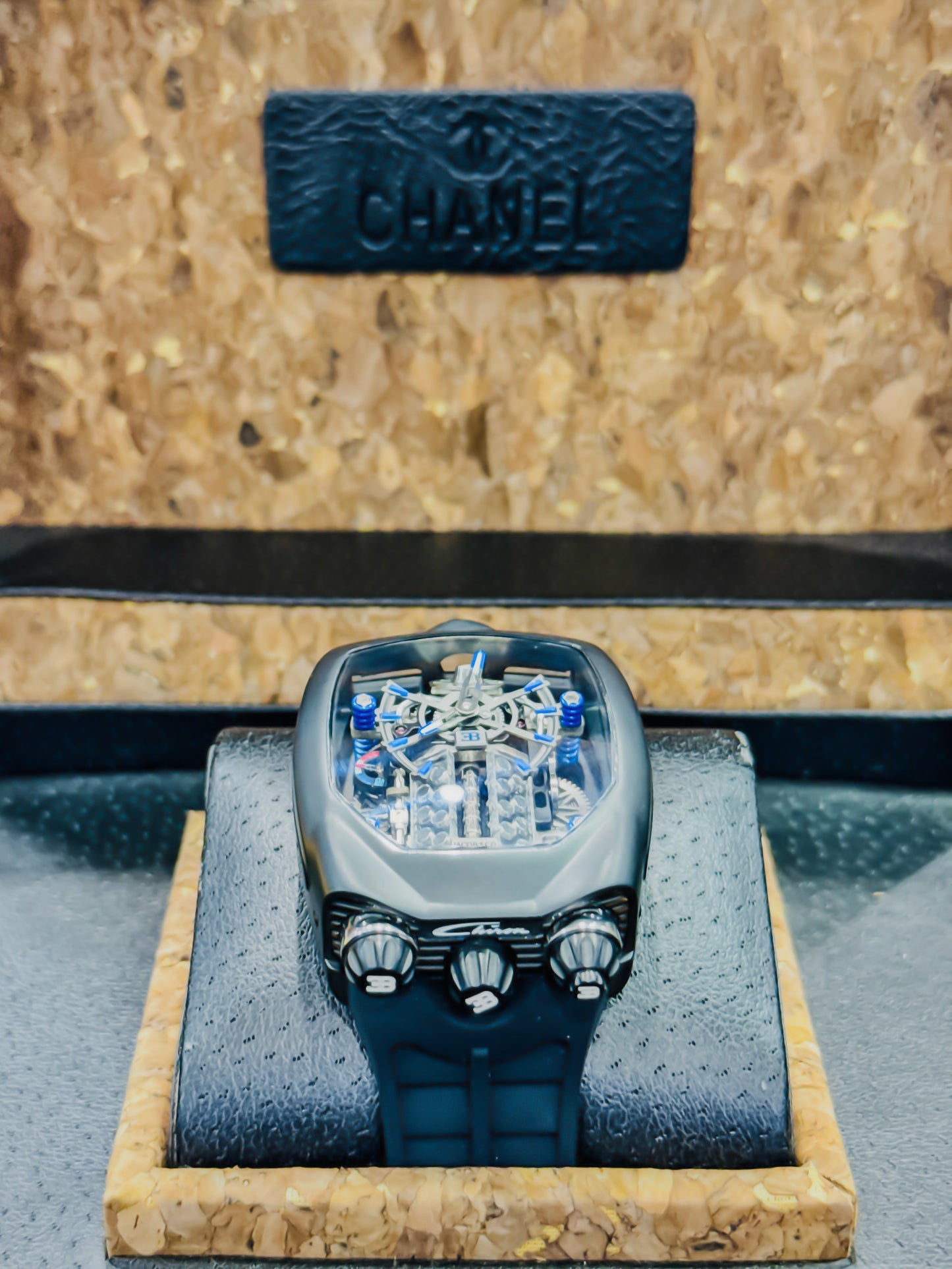 J&Co Bugatti Chiron Skeleton - Black Master Edition