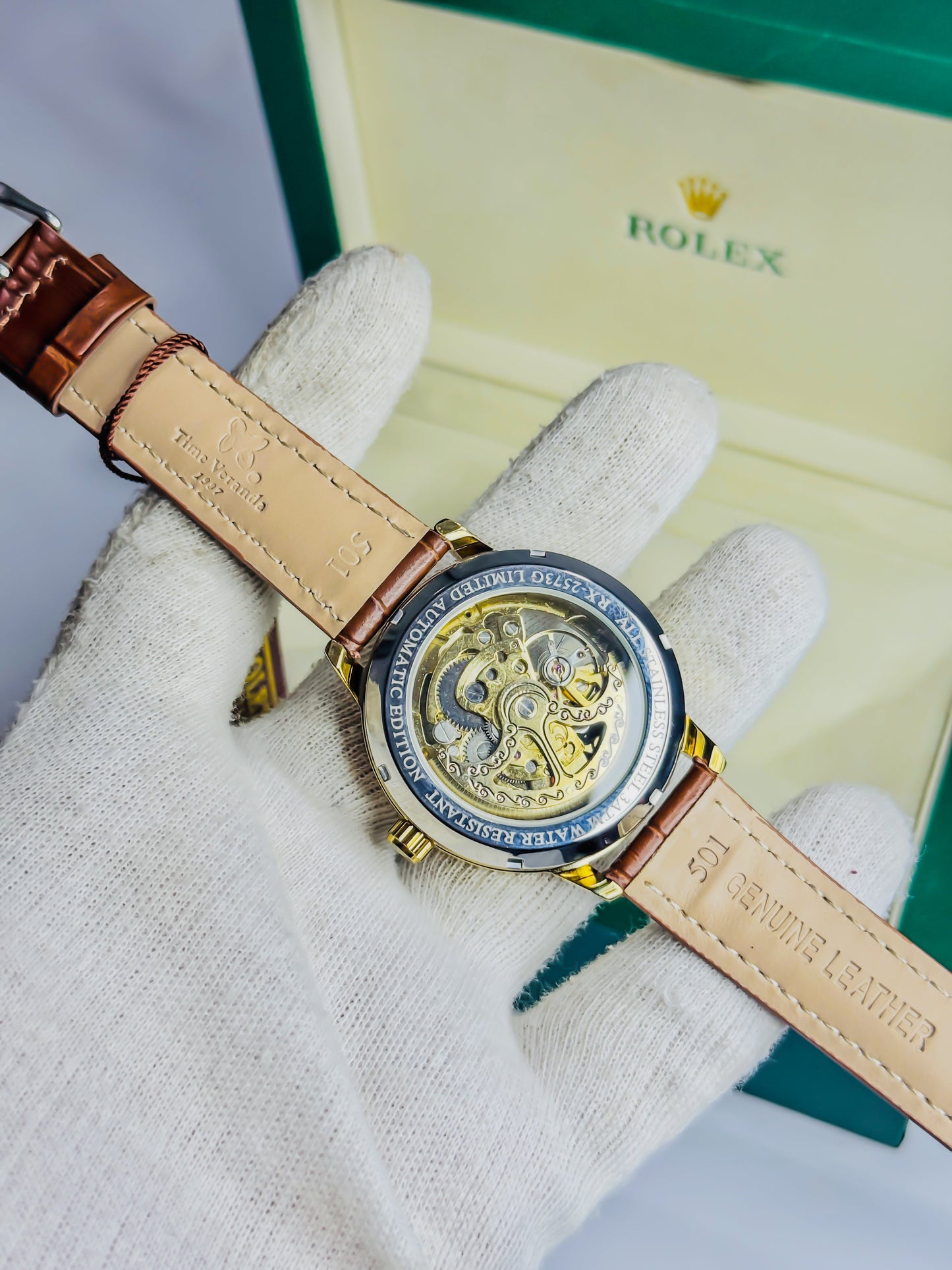 Automatic Skeleton – Brown Leather Edition