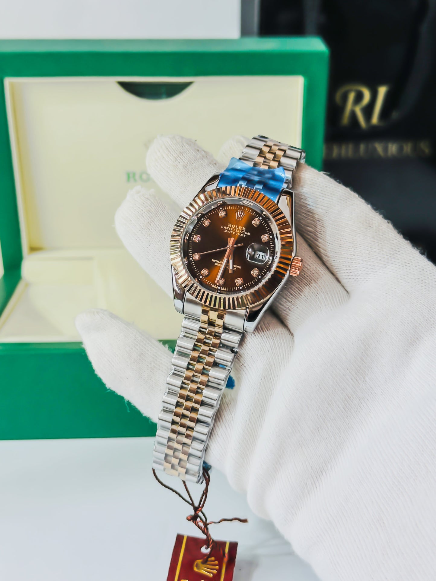 Premium Date Just - Two Tone - Rose Gold Edition