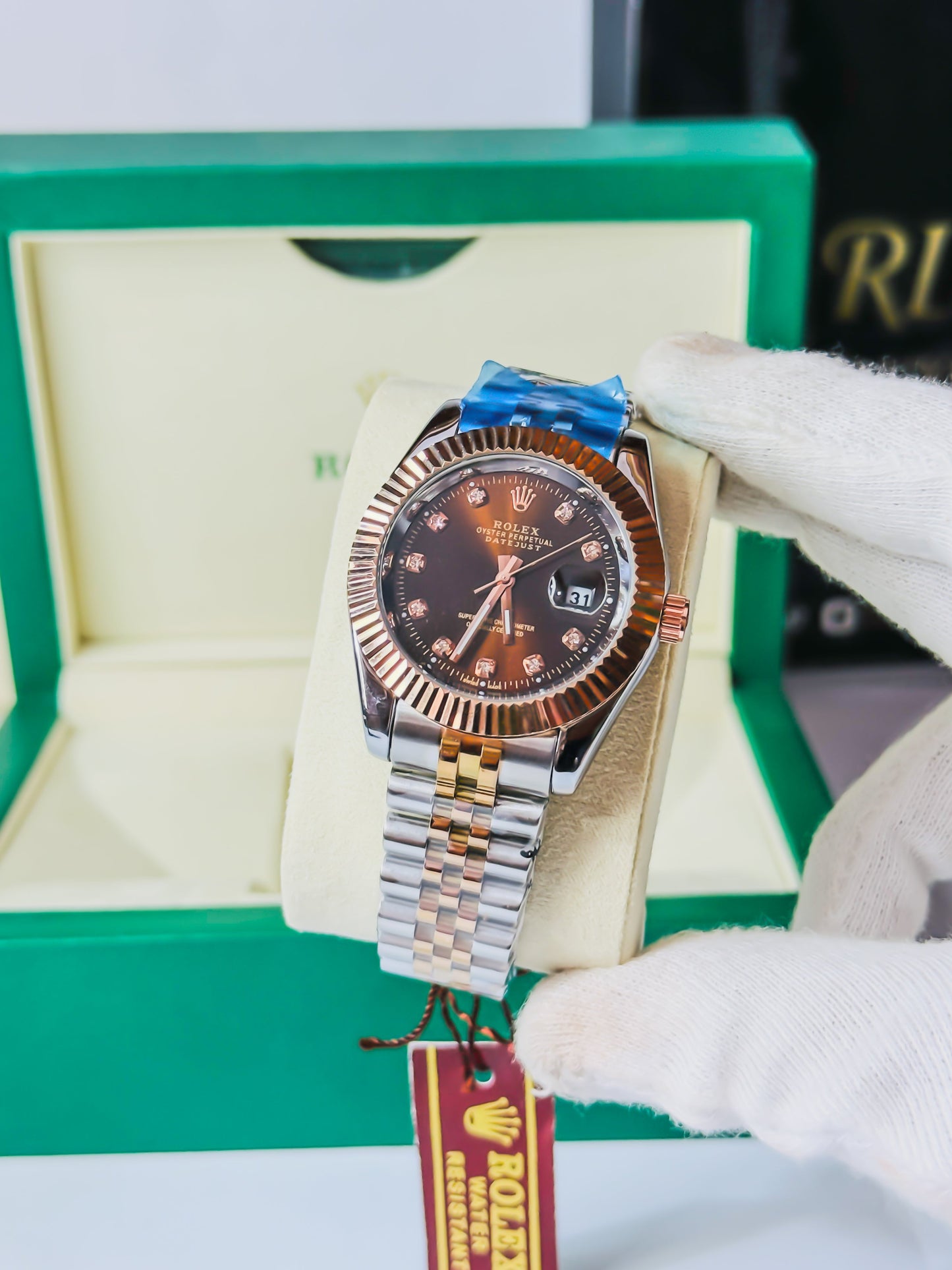 Premium Date Just - Two Tone - Rose Gold Edition