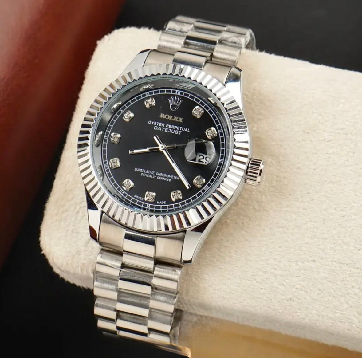 Royale Date Just - Silver Black