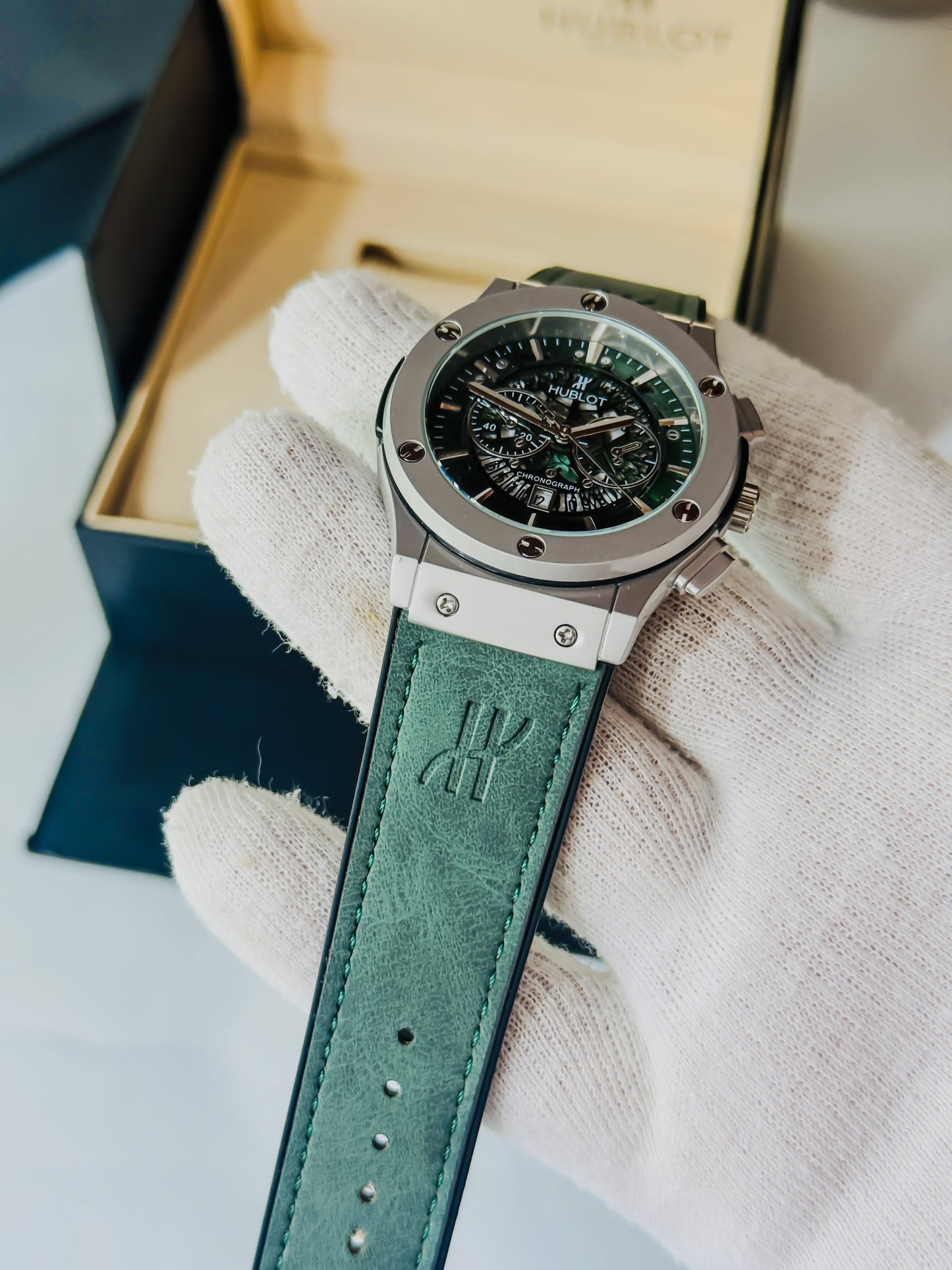 HB Geneve Green - Premium Strap Edition